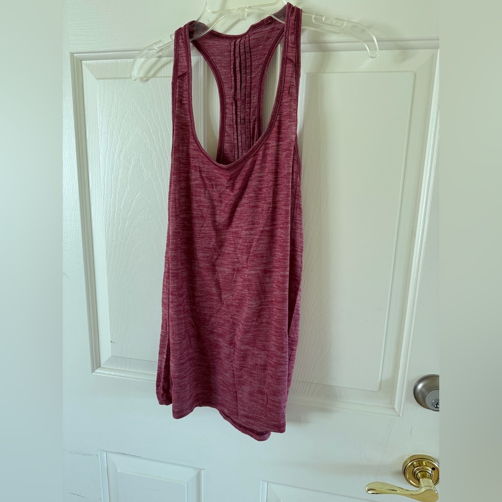 Lululemon Athletica Red Tank Top